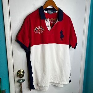 vintage Polo Ralph Lauren Men's USA PRL 3 Cup Big Pony short sleeve polo shirt i